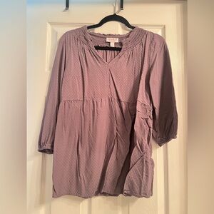 Isabel Maternity by Ingrid & Isabel Women's Purple Top